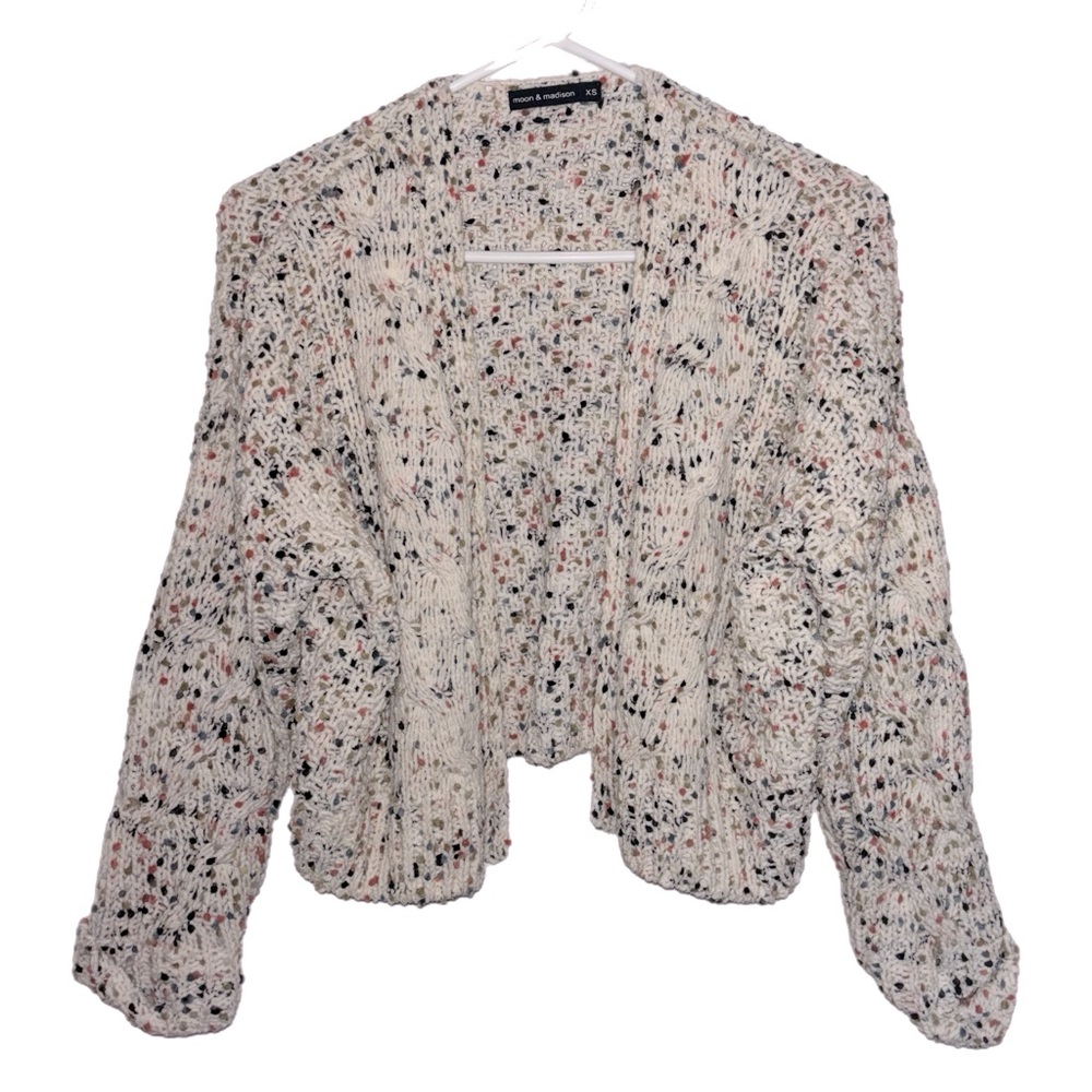 Moon & Madison Confetti Cardigan